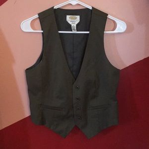 Talbots Olive Green Vest